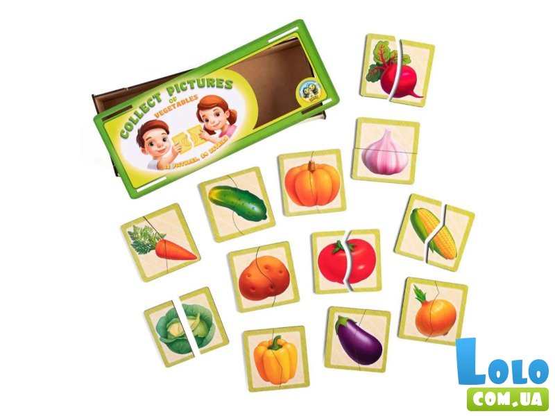 Рамка-вкладыш Половинки. Овощи, UBEE