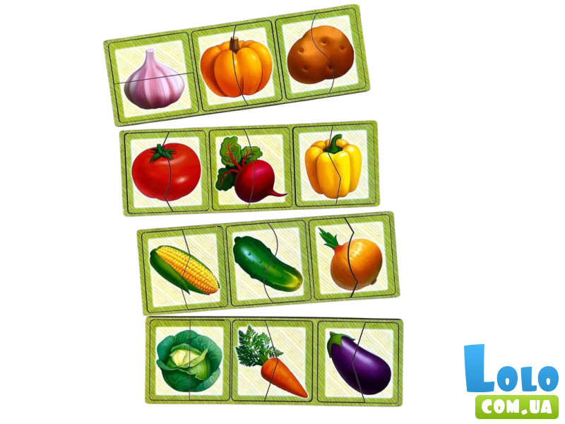 Рамка-вкладыш Половинки. Овощи, UBEE