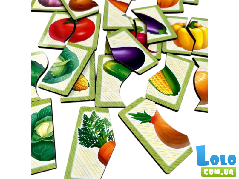 Рамка-вкладыш Половинки. Овощи, UBEE