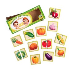 Рамка-вкладыш Половинки. Овощи, UBEE