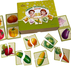 Рамка-вкладыш Половинки. Овощи, UBEE