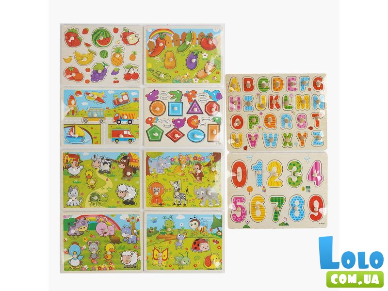 Деревянная рамка-вкладыш (в ассортименте)