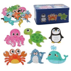 Деревянные пазлы Морские жители