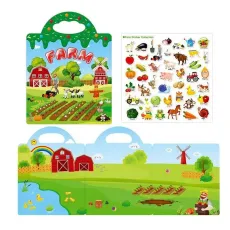 Тетрадь с наклейками Ферма