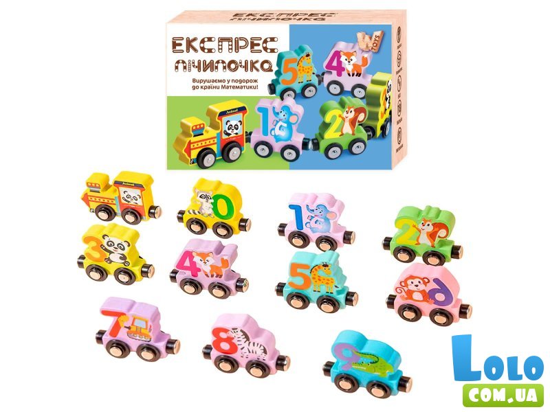 Развивающая игрушка Поезд магнитный, WToys