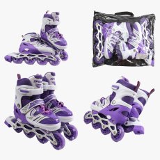 Детские ролики М (34-38), (фиолетовые)