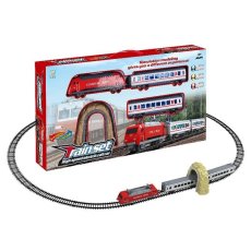 Железная дорога с локомотивом