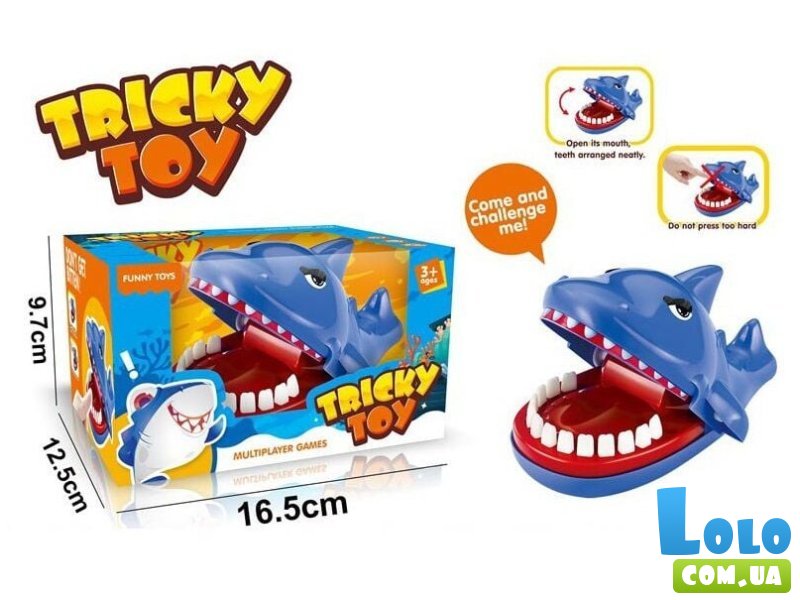 Настольная игра-ловушка Зубастик Акула