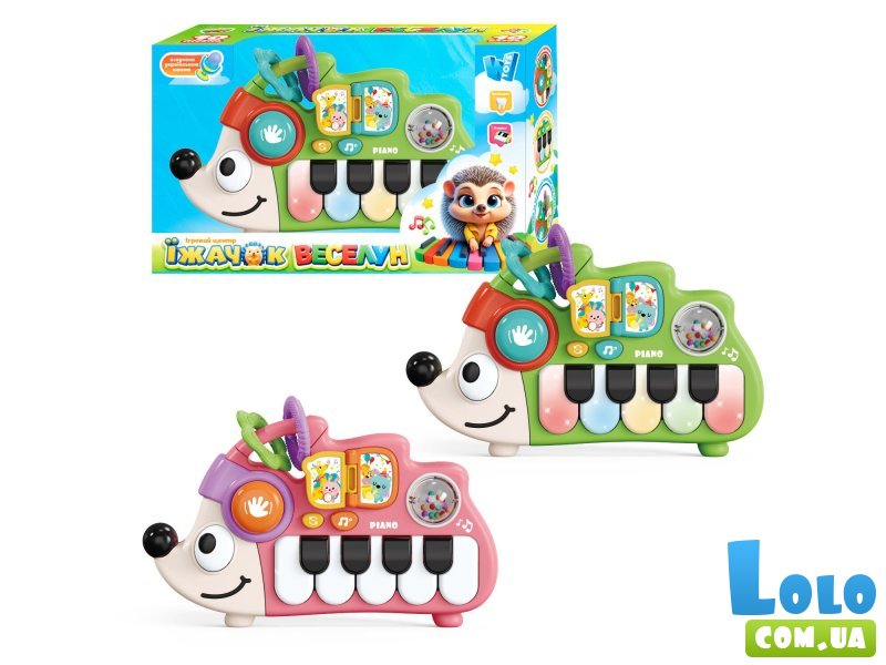 Пианино Ежик весельчак, WToys (в ассортименте)