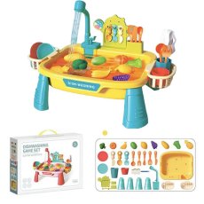 Игровой набор Мойка с посудой и продуктами (в ассортименте)