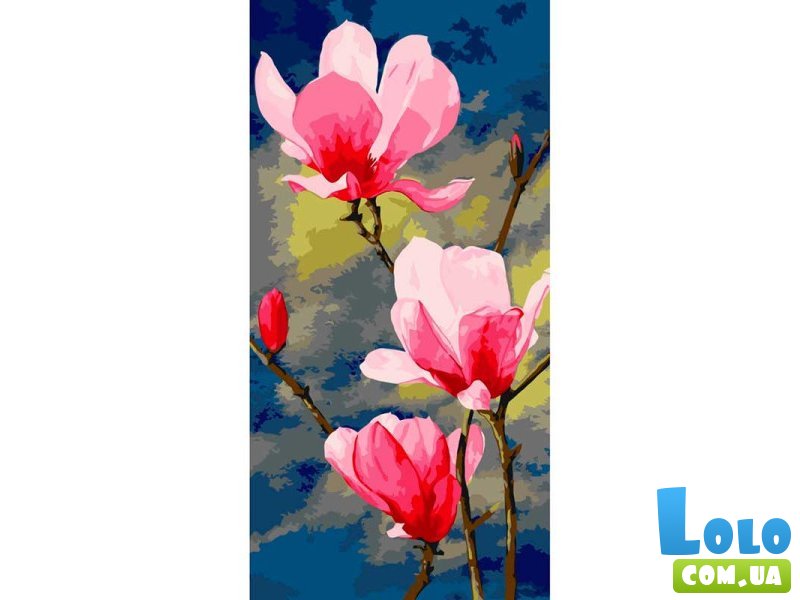 Картина по номерам Розовая магнолия, Art Craft (40х80 см)