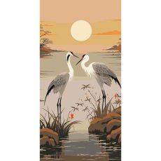 Картина по номерам Серые журавли, Art Craft (40х80 см)