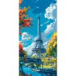 Картина по номерам Eiffel Tower, Art Craft (40х80 см)