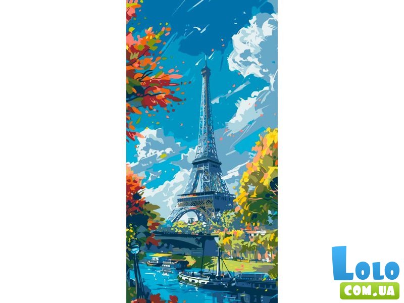 Картина по номерам Eiffel Tower, Art Craft (40х80 см)