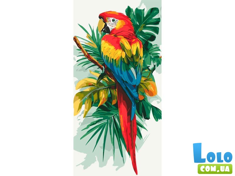 Картина по номерам Яркий ара, Art Craft (40х80 см)