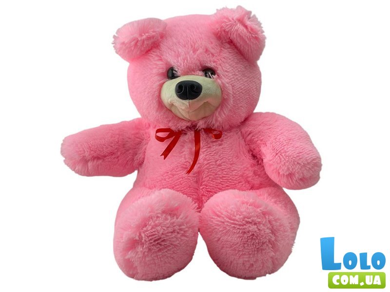 М'яка іграшка Ведмідь Мішутка, 35 см (рожевий)