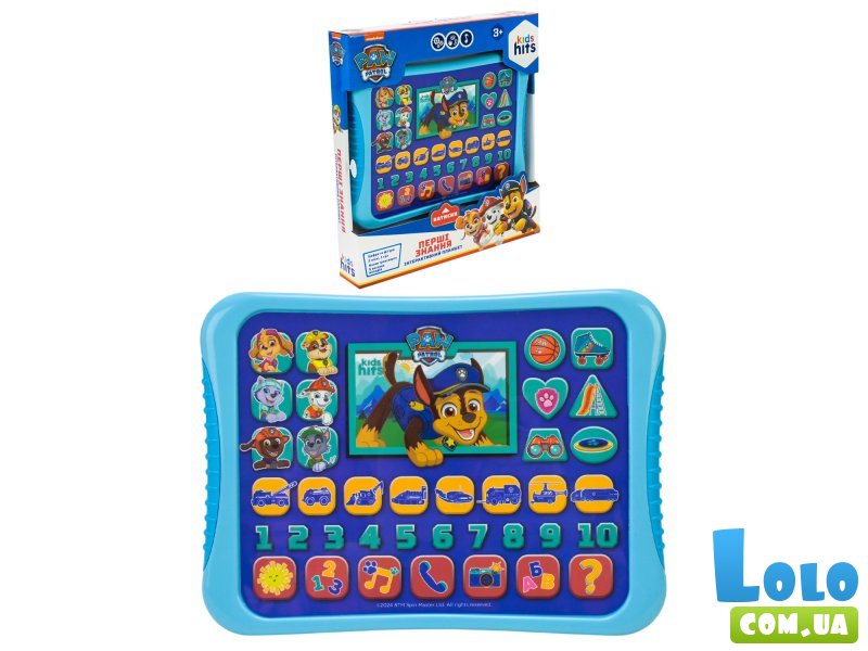 Интерактивный развивающий планшет Первые знания, Kids Hits (укр.)