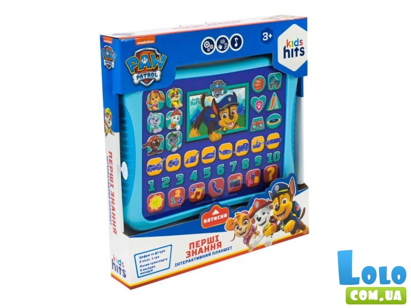 Интерактивный развивающий планшет Первые знания, Kids Hits (укр.)