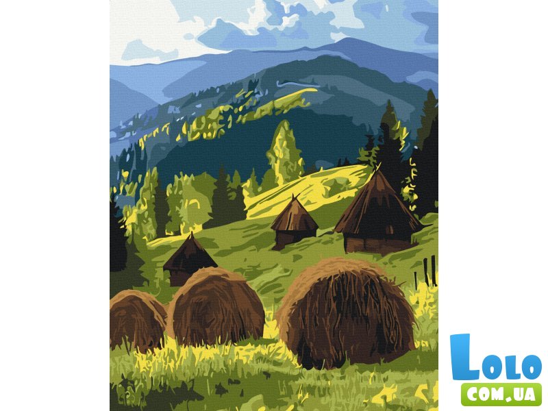 Картина по номерам Солнце над долиной, Brushme (40x50 см)