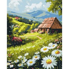Картина по номерам Деревенский уют, Brushme (40x50 см)