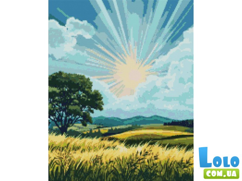 Алмазная мозаика Летний пейзаж, Brushme (40x50 см)