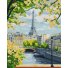 Алмазная мозаика Эйфелева башня с берега Сены, Brushme (40x50 см)