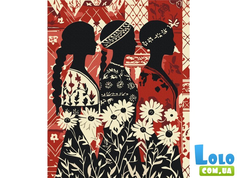 Картина по номерам Цветущее единство, Brushme (40x50 см)