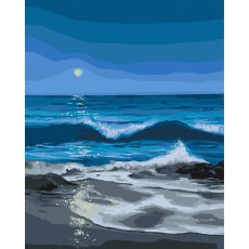 Картина по номерам Сиреневый вечер ©Инна Шевякова, Brushme (40x50 см)