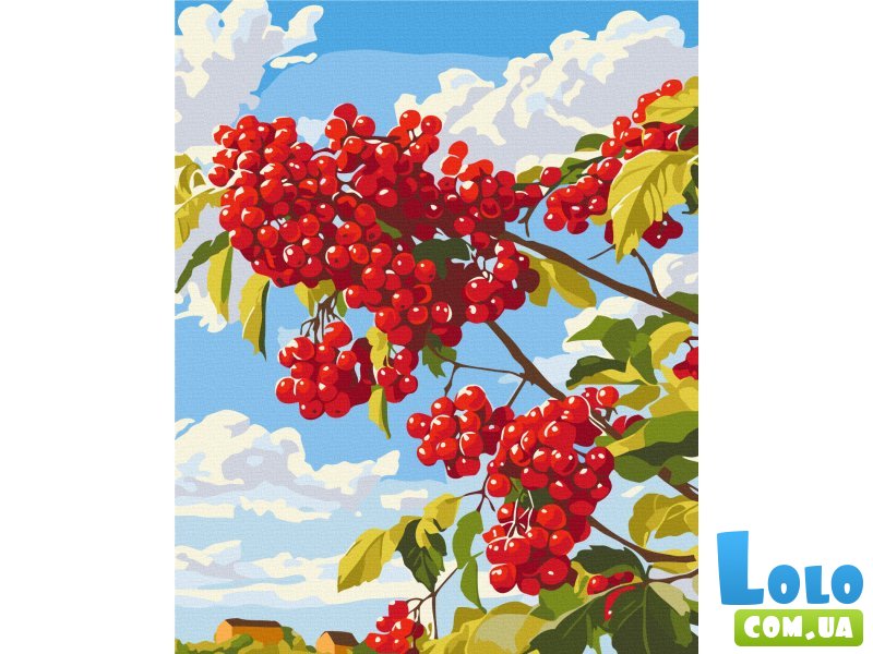 Картина по номерам Калина за окном, Brushme (40x50 см)