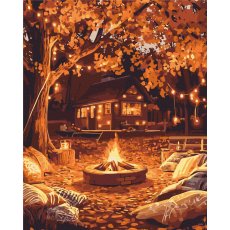 Картина по номерам Огонь среди листьев, Brushme (40x50 см)