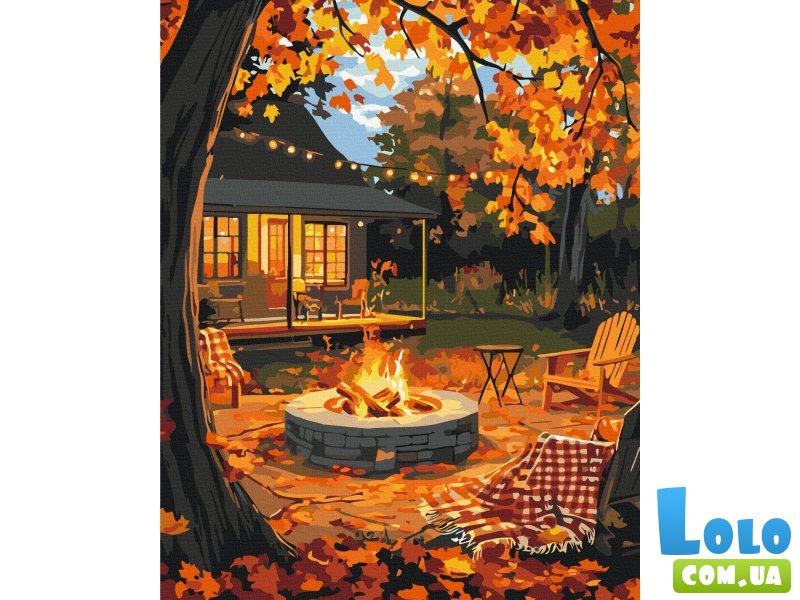 Картина по номерам Осенняя эстетика, Brushme (40x50 см)