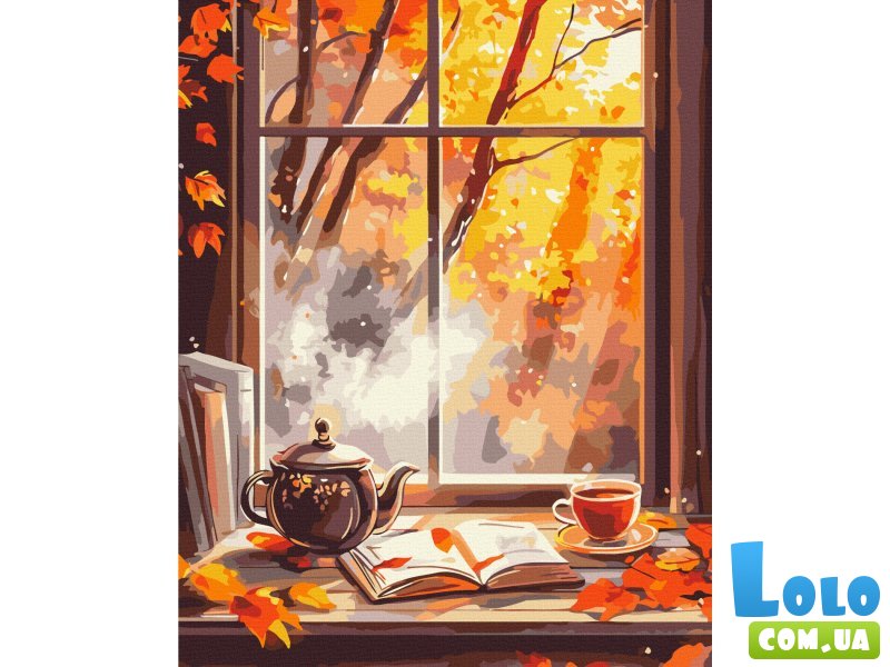 Картина по номерам Осень за окном, Brushme (40x50 см)