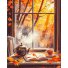 Картина по номерам Осень за окном, Brushme (40x50 см)