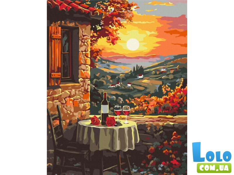 Картина по номерам Романтический закат, Brushme (40x50 см)