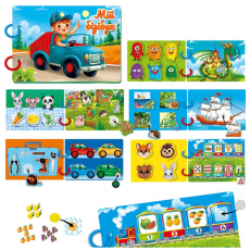 Развивающая игра с липучками Busy Book. Для мальчиков, Vladi Toys