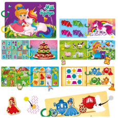 Развивающая игра с липучками Busy Book. Для девочек, Vladi Toys