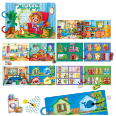 Развивающая игра с липучками Busy Book. Мой дом, Vladi Toys