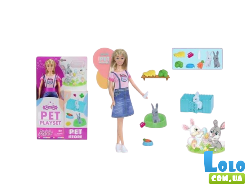 Игровой набор Pet Playset с кроликами