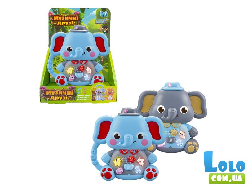 Музыкальная игрушка Слоник, WToys (в ассортименте)