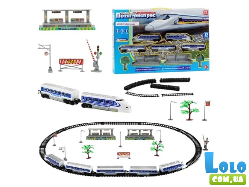 Железная дорога с локомотивом, TK Group (укр.)
