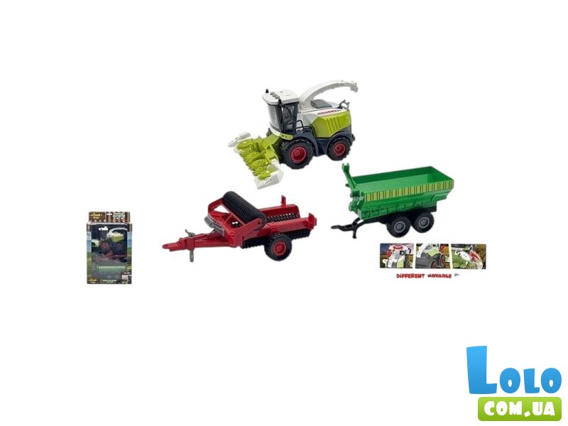 Комбайн с прицепами