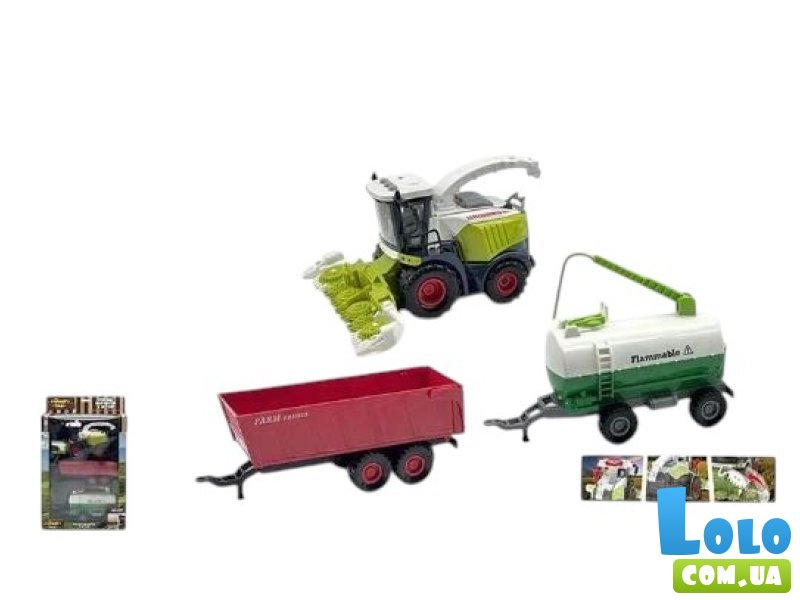 Комбайн с прицепами