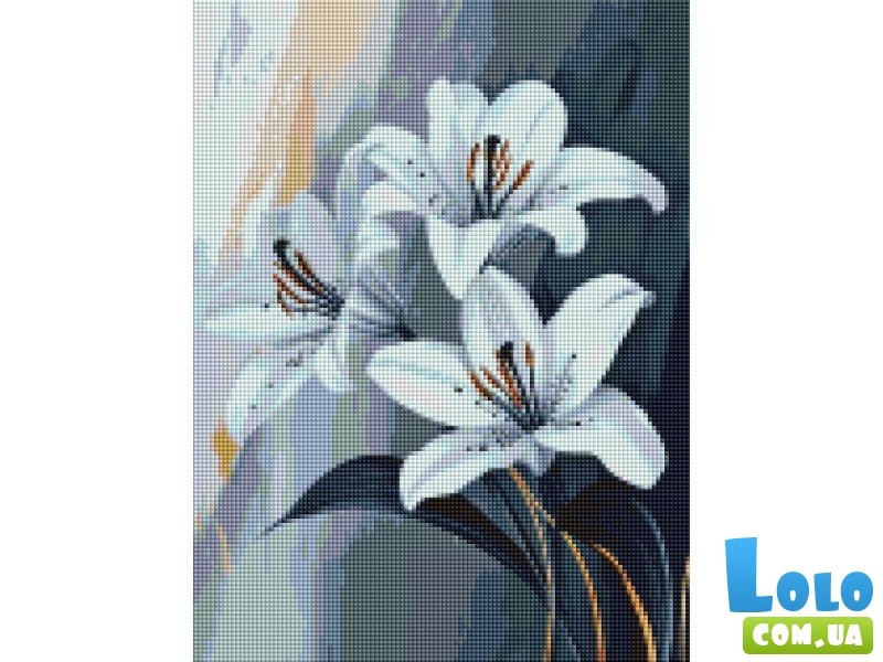 Алмазная мозаика Лилии, Brushme (30x40 см)