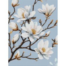 Алмазная мозаика Цвет магнолии, Brushme (30x40 см)