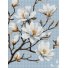 Алмазная мозаика Цвет магнолии, Brushme (30x40 см)