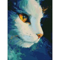 Алмазная мозаика Космическая кошка, Brushme (30x40 см)