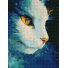 Алмазная мозаика Космическая кошка, Brushme (30x40 см)
