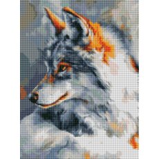 Алмазная мозаика Волк, Brushme (30x40 см)