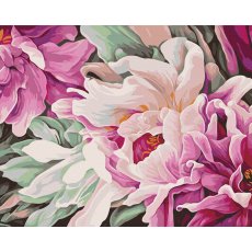 Картина по номерам В ритме цветов ©Анастасия Алехина, Brushme (40x50 см)