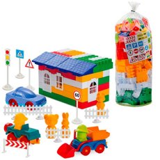 Конструктор Лидер №5, Colorplast (1-054), 200 дет.